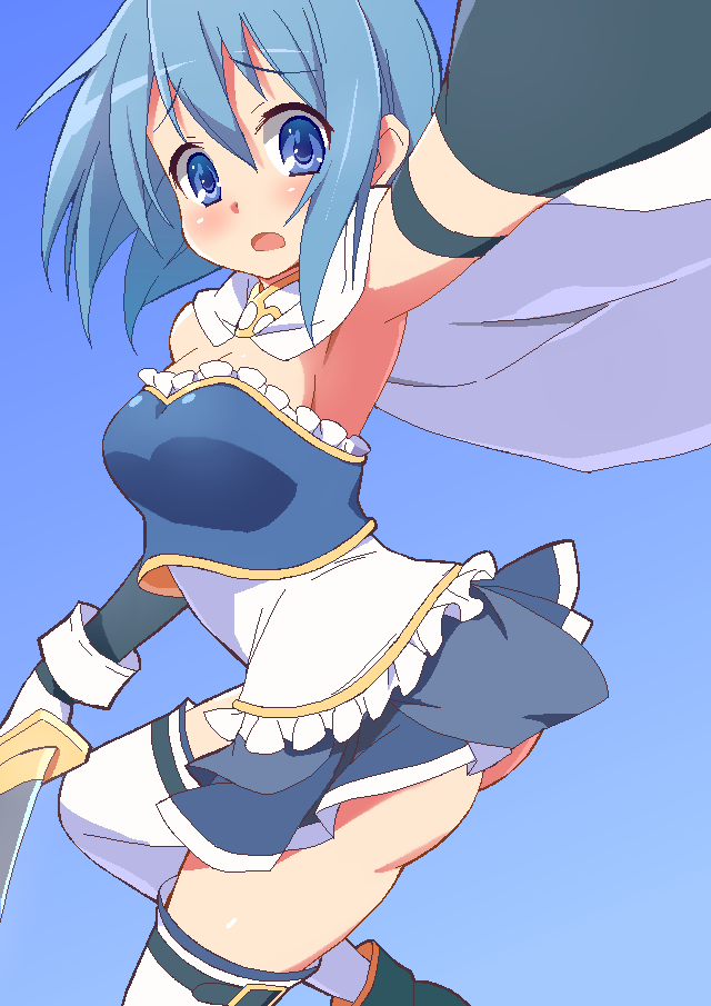 miki sayaka (mahou shoujo madoka magica) drawn by 9law