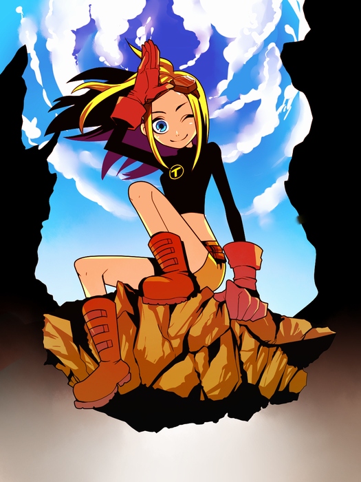 terra (dc comics and 1 more) drawn by nmshindou