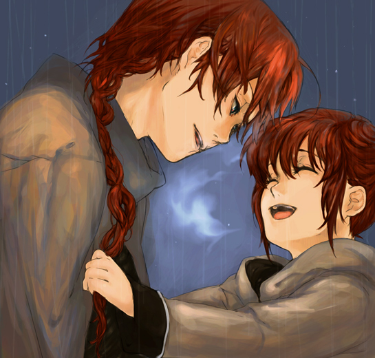 kagura and kamui (gintama) drawn by kusumori_shiba