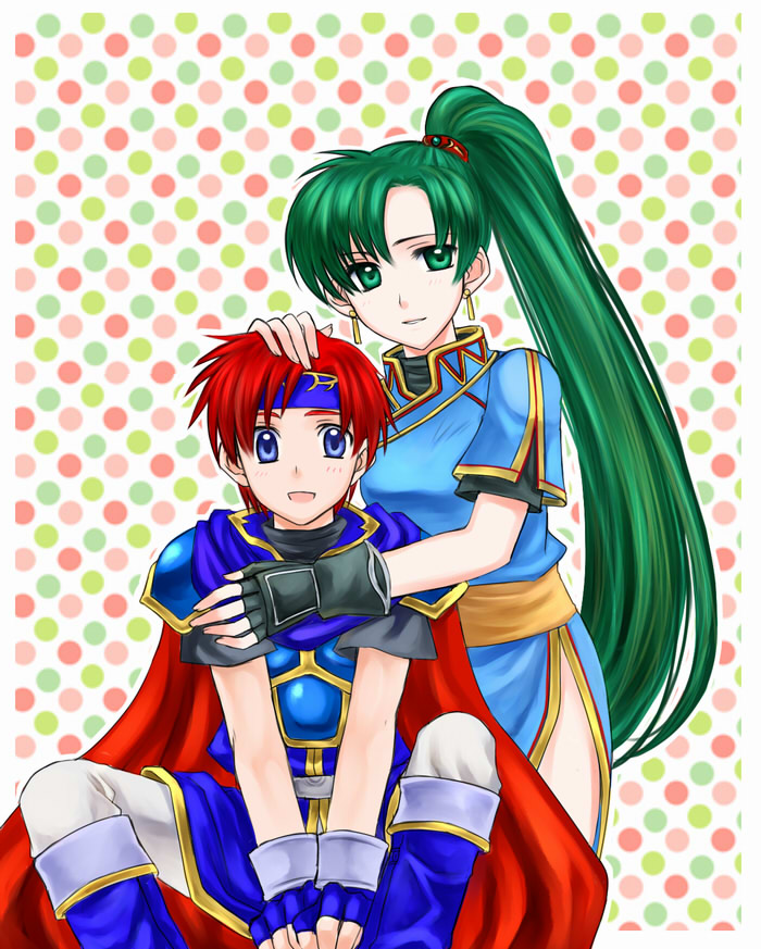 lyn and roy (fire emblem and 2 more) drawn by bo_(774berry)