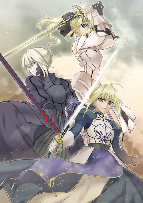 artoria pendragon, saber, saber alter, and saber lily (fate and 1 more) drawn by nina_(pastime)