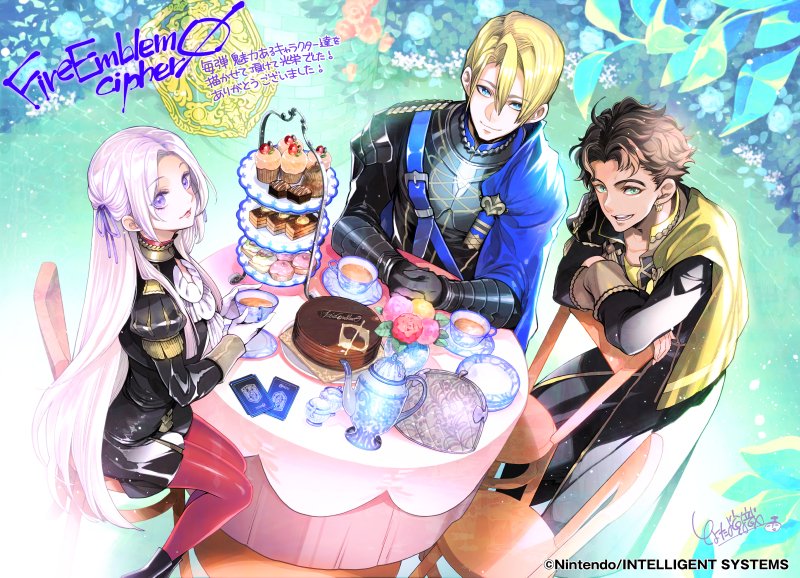 edelgard von hresvelg, dimitri alexandre blaiddyd, and claude von riegan (fire emblem and 2 more) drawn by toyota_saori