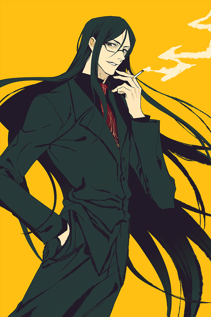 waver velvet and lord el-melloi ii (fate and 1 more) drawn by kaifei_(kaifei_29)