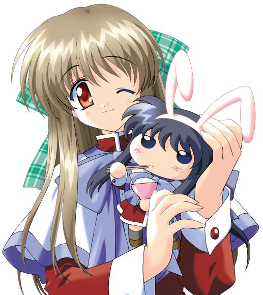 kawasumi mai and kurata sayuri (kanon) drawn by sakana_(flame_sakana)
