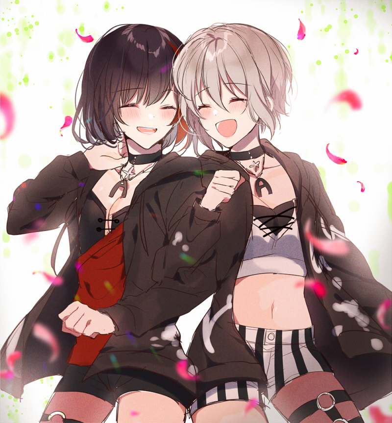 mitake ran and aoba moca (bang dream!) drawn by mizukikushou