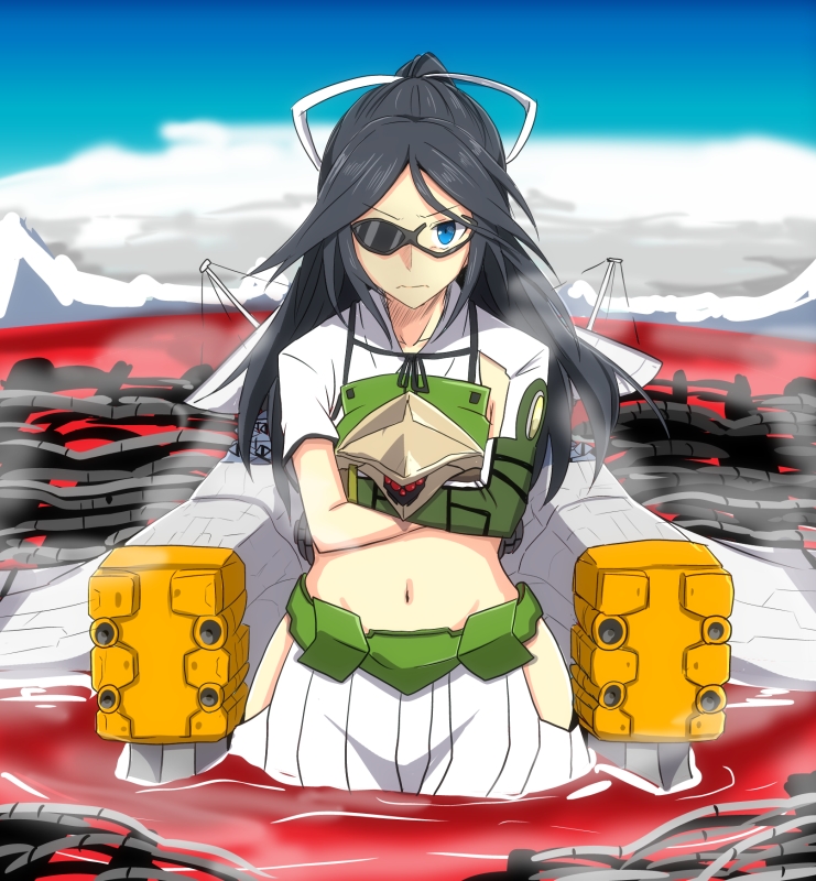 katsuragi, katsuragi kai, and aaa wunder (kantai collection and 4 more) drawn by i_b_b_e
