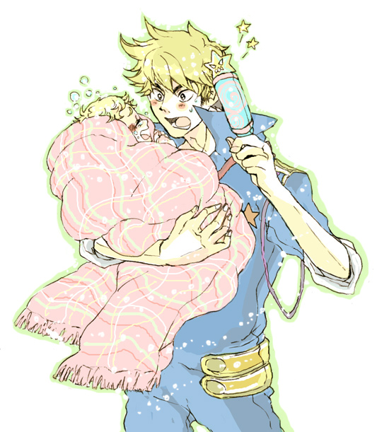 kittan bachika and anne (tengen toppa gurren lagann) drawn by utai_yumi