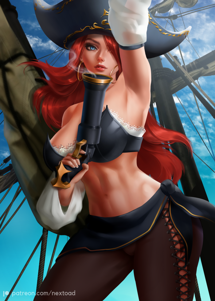 miss fortune (league of legends) drawn by nextoad