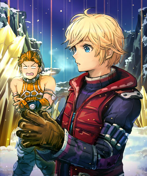 shulk and reyn (xenoblade chronicles and 1 more) drawn by bomssp