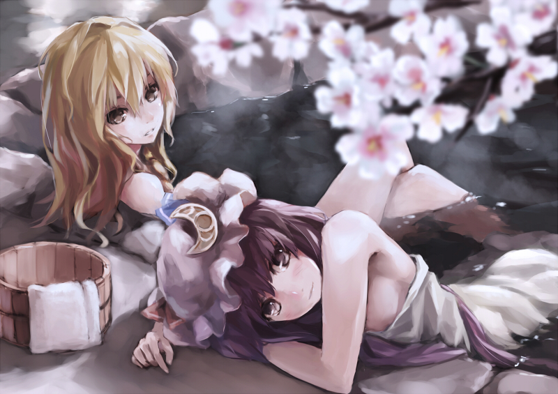 kirisame marisa and patchouli knowledge (touhou) drawn by xiao_qiang_(overseas)