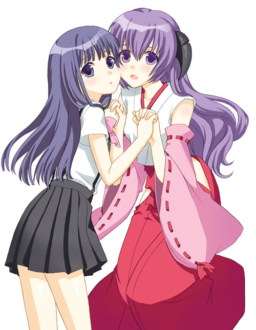 furude rika and hanyuu (higurashi no naku koro ni) drawn by mattaku_mousuke