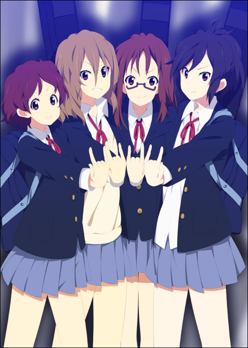 yamanaka sawako, kawaguchi norimi, della, and jane (k-on!) drawn by mizuki_makoto