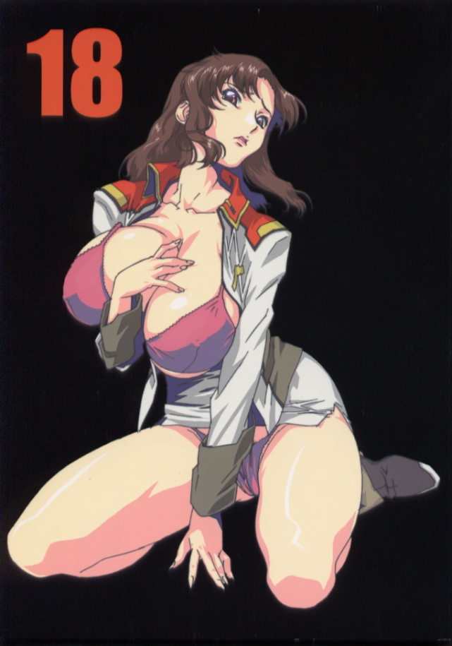 murrue ramius (gundam and 2 more) drawn by miura_takehiro