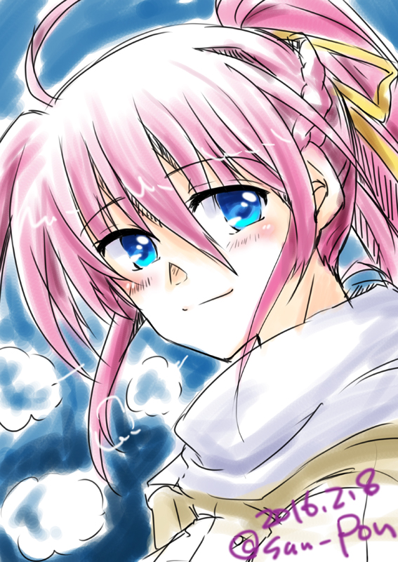 signum (lyrical nanoha and 2 more) drawn by san-pon
