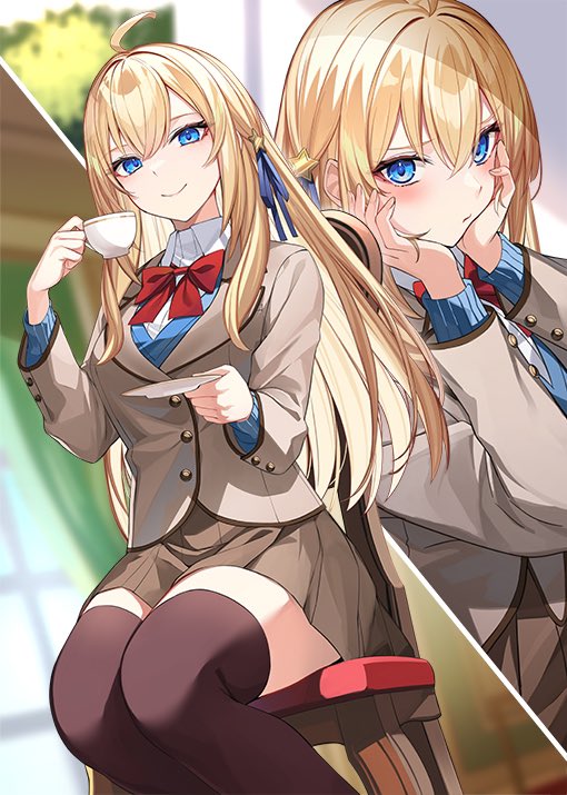 tendou hoshine (ore ga kokuhakusaretekara ojou no yousuga okashii) drawn by takehana_note