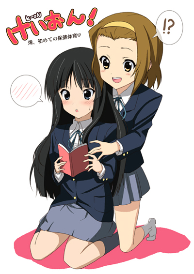 akiyama mio and tainaka ritsu (k-on!) drawn by ishigami_kazui