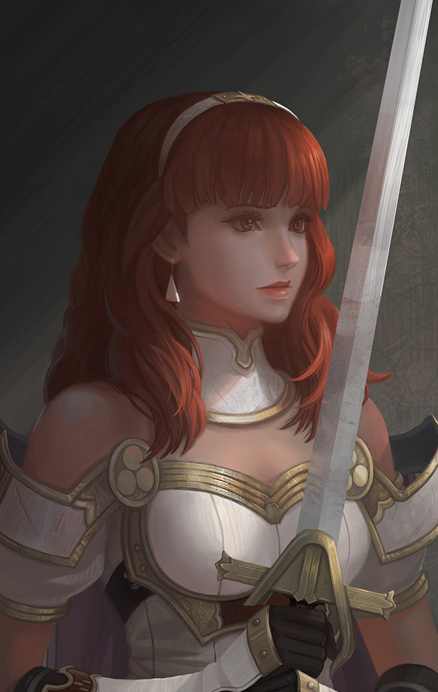 celica (fire emblem and 2 more) drawn by yagaminoue