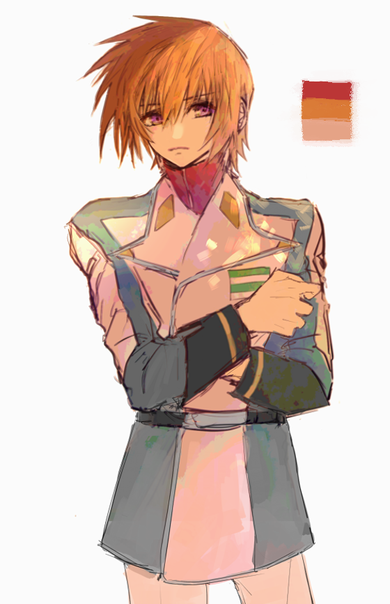 kira yamato (gundam and 1 more) drawn by she_(morianosu)
