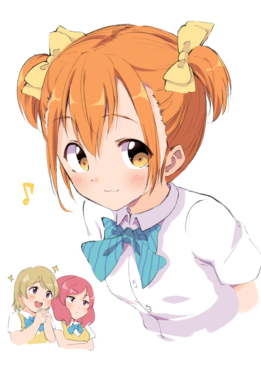 nishikino maki, hoshizora rin, and koizumi hanayo (love live! and 1 more) drawn by sen_(sen0910)