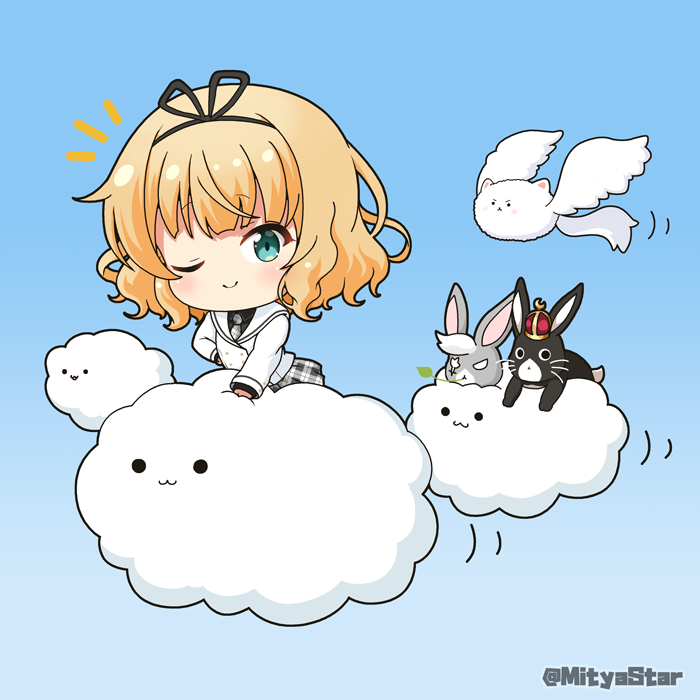 kirima syaro, tippy, anko, and wild geese (gochuumon wa usagi desu ka?) drawn by mitya
