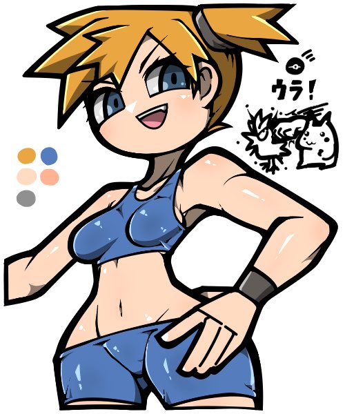 pikachu, misty, and articuno (pokemon and 1 more) drawn by name_omoitukan2