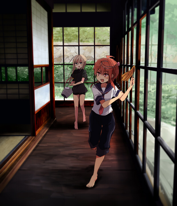 i-58 and u-511 (kantai collection) drawn by annin_musou
