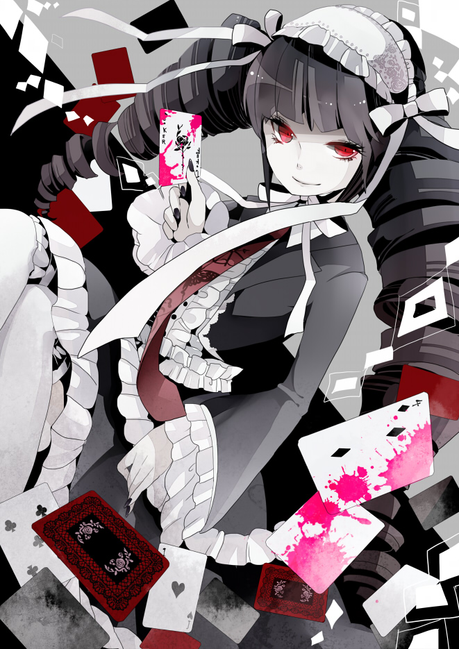 celestia ludenberg (danganronpa and 1 more) drawn by bati15