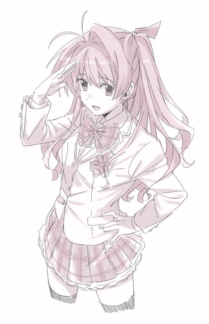 sakihata rimi (science adventure and 1 more) drawn by marutei2