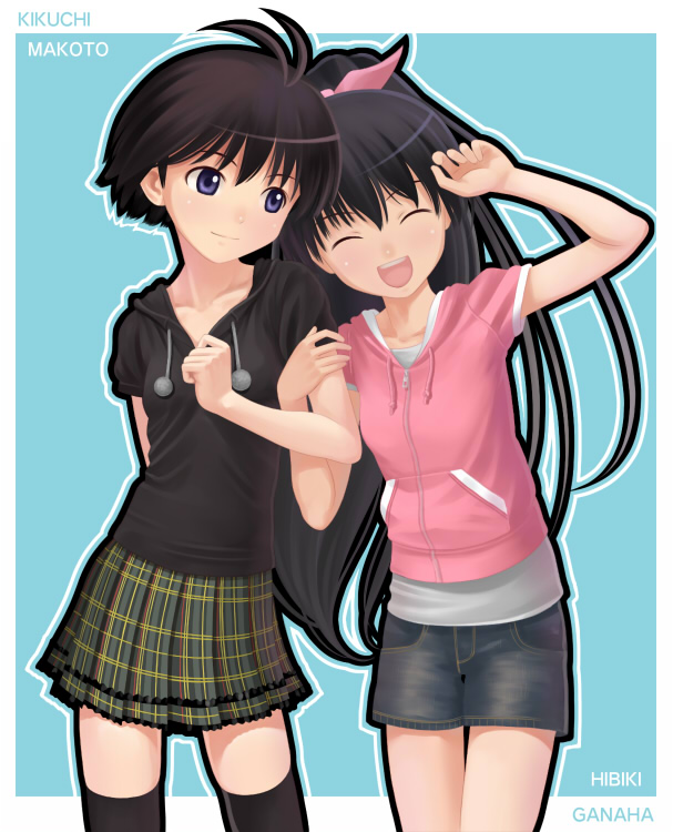 kikuchi makoto and ganaha hibiki (idolmaster and 1 more) drawn by nekopuchi