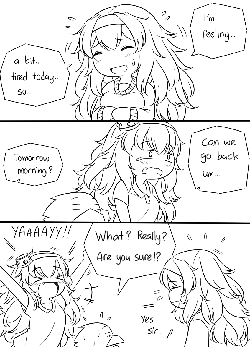 admiral, non-human admiral, gambier bay, s.a.t.8, and little blue (kantai collection and 1 more) drawn by guin_guin