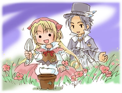 frederic chopin and polka (trusty bell) drawn by fuju