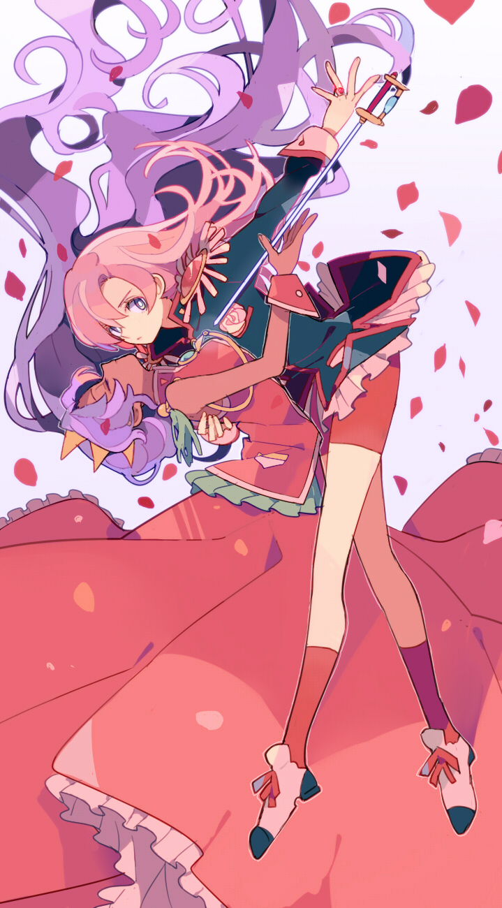 tenjou utena and himemiya anthy (shoujo kakumei utena) drawn by pikaro