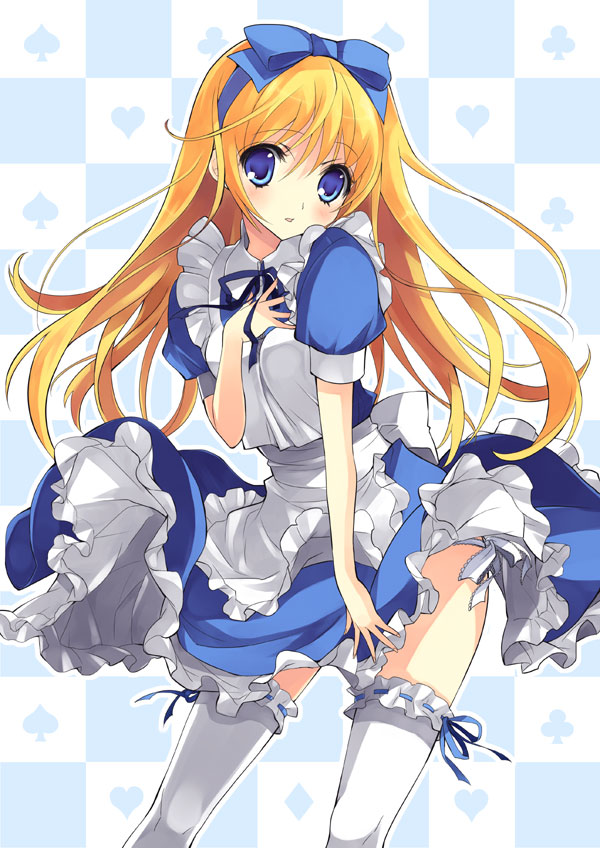 alice (alice's adventures in wonderland) drawn by yukiwo