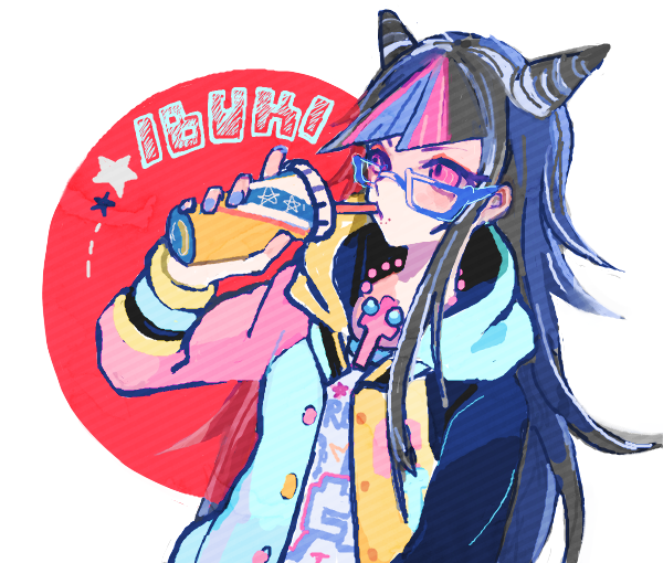 mioda ibuki (danganronpa and 1 more) drawn by moa_(21energy12)