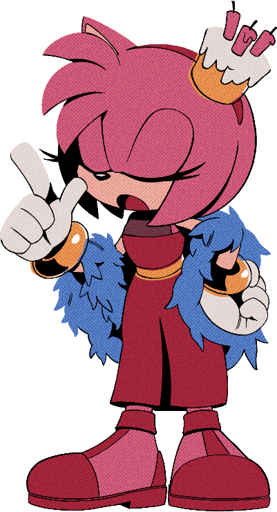 amy rose (sonic and 1 more) drawn by digimin