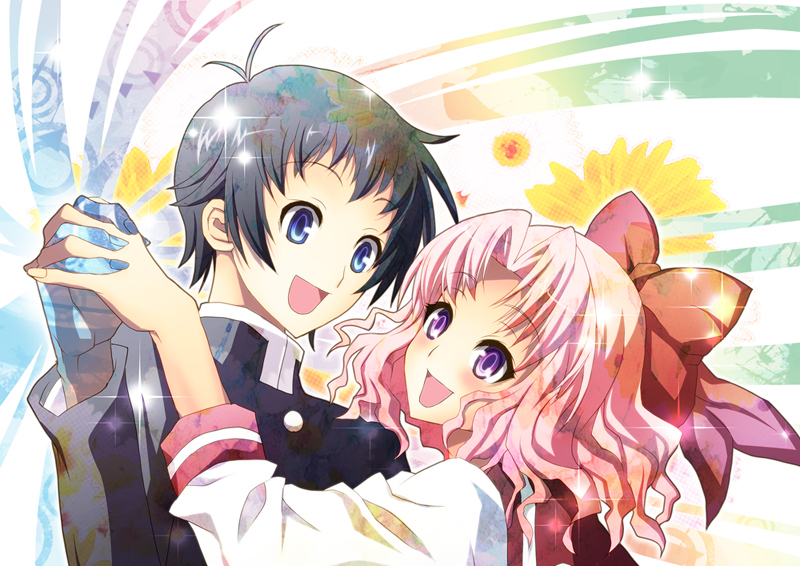 kumagawa misogi and emukae mukae (medaka box) drawn by soritari