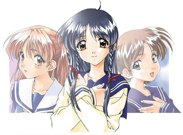 sugihara manami, adachi taeko, and sawatari honoka (sentimental graffiti) drawn by hinoe_riho