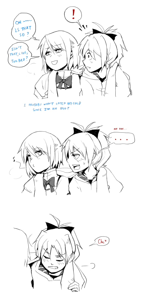 miki sayaka and sakura kyoko (mahou shoujo madoka magica) drawn by silverxp