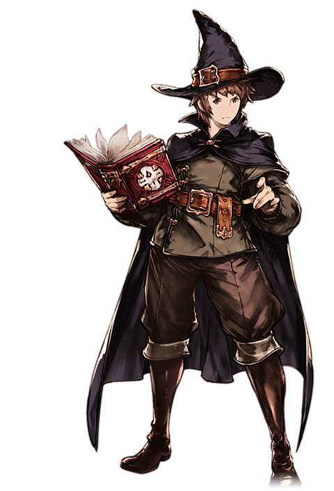 gran and wizard (granblue fantasy) drawn by minaba_hideo