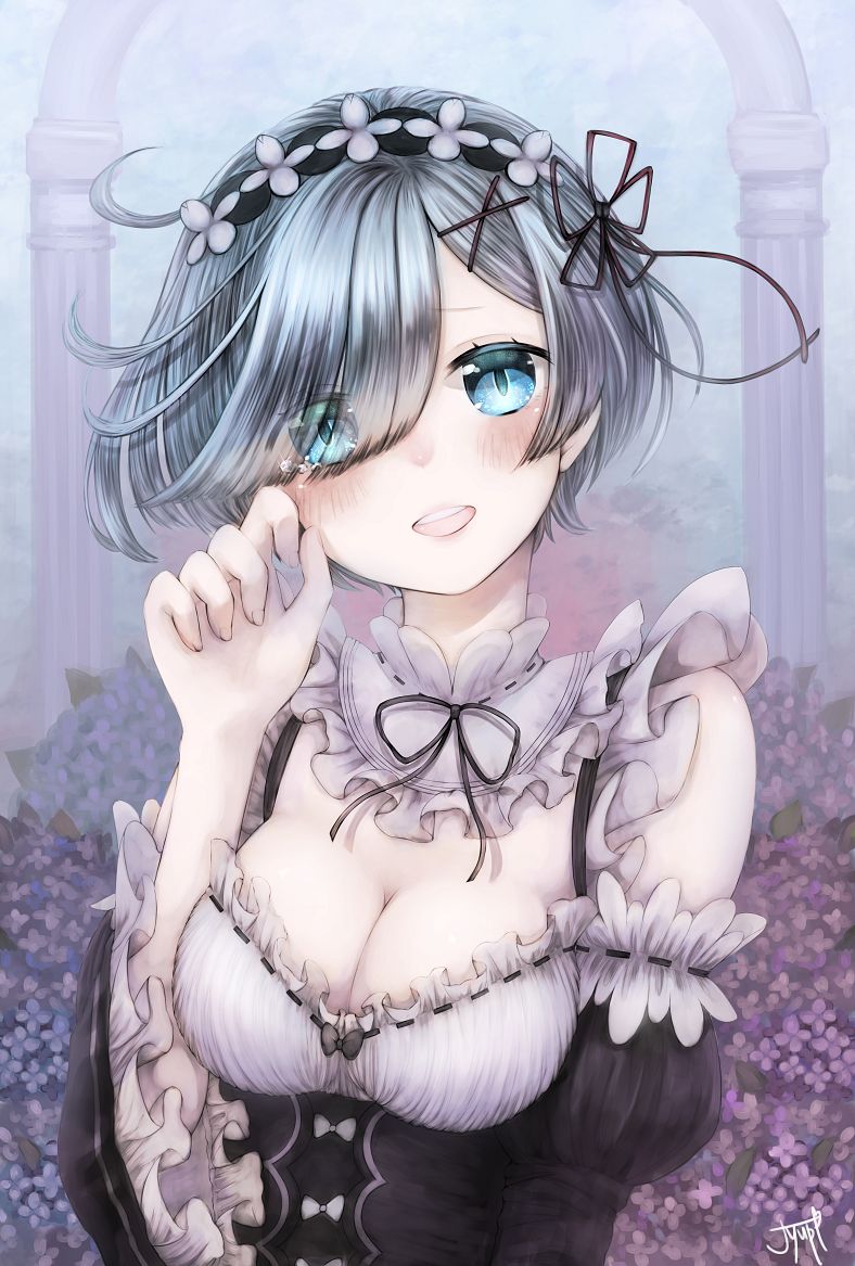 rem (re:zero kara hajimeru isekai seikatsu) drawn by jupiponi