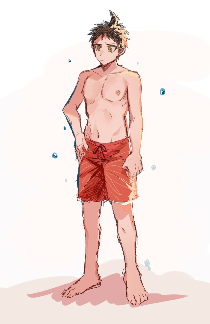 hinata hajime (danganronpa and 1 more) drawn by heichiyo