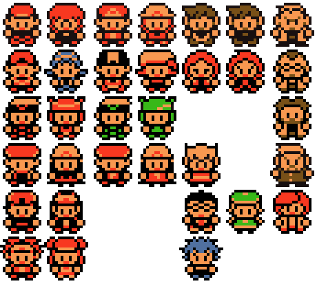 dawn, may, rosa, hilda, red, and 19 more (pokemon and 10 more) drawn by liblu