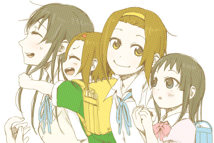 akiyama mio and tainaka ritsu (k-on!) drawn by oke_(okeya)