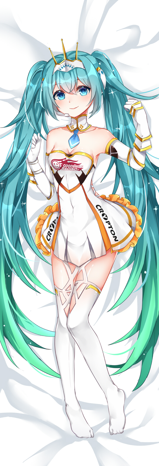 hatsune miku and racing miku (vocaloid and 2 more) drawn by chuor_(chuochuoi)