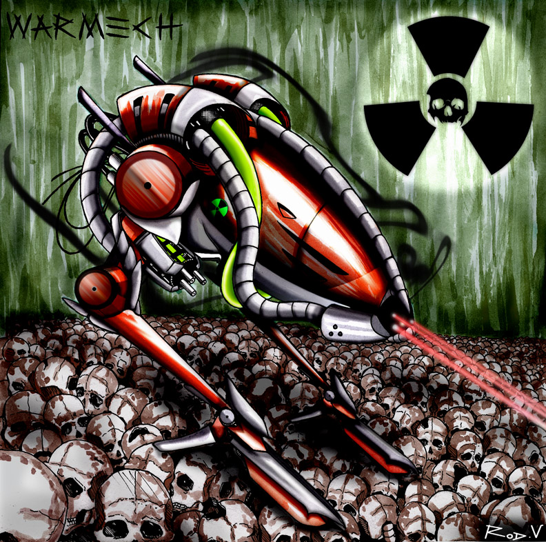 warmech (final fantasy and 1 more) drawn by rod_vasquez