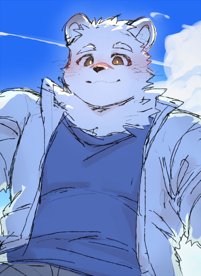 jugo kumagai (indie virtual youtuber) drawn by totent_kuma