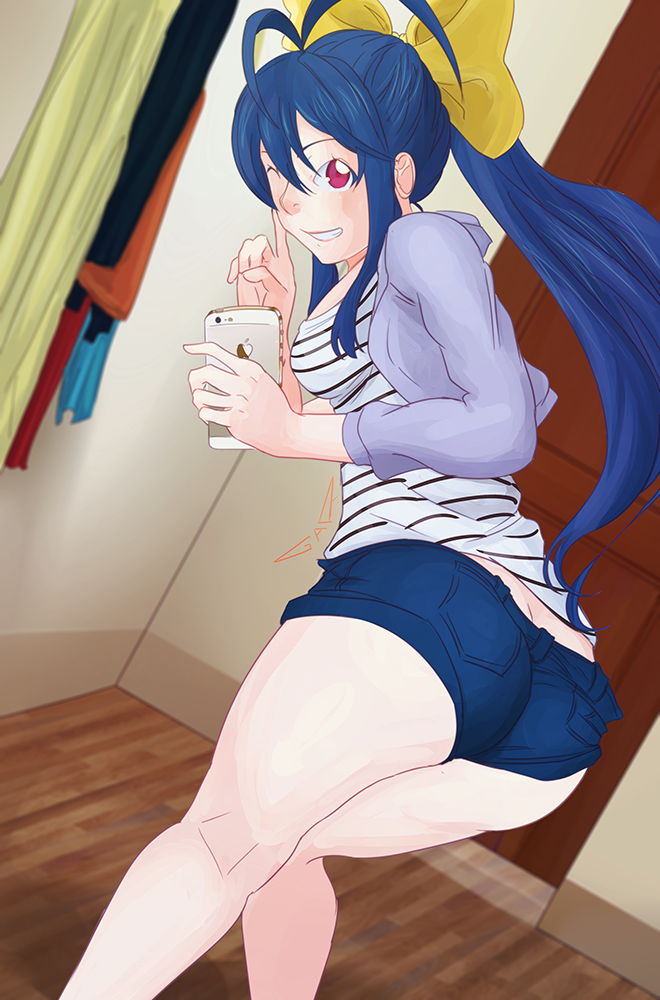 mai natsume (blazblue and 1 more) drawn by gartastic
