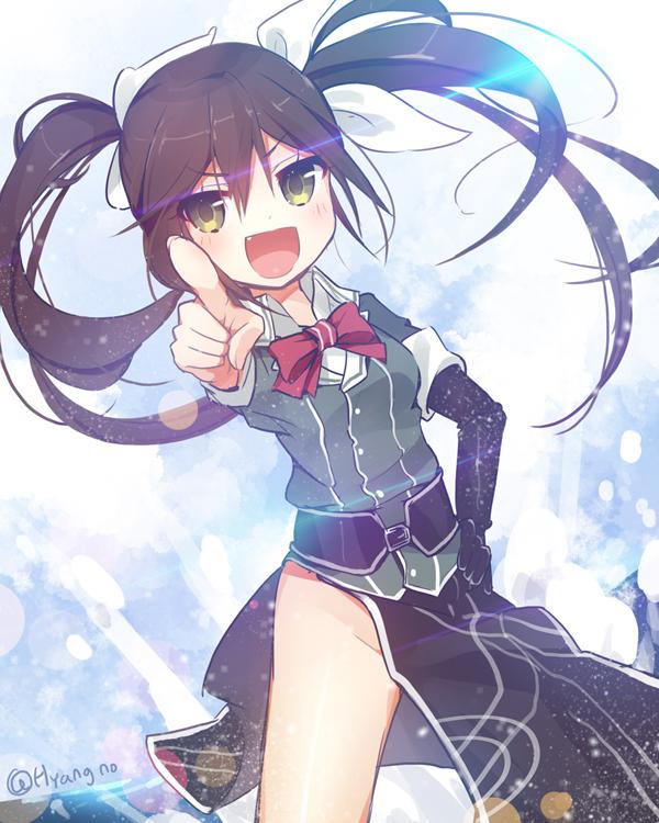 tone and tone kai ni (kantai collection) drawn by asicah