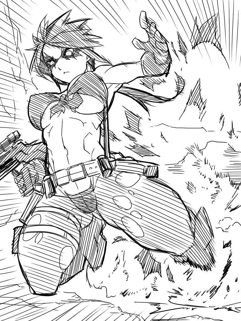 quiet (metal gear and 1 more) drawn by jin_(mugenjin)