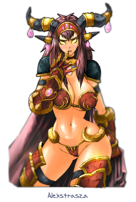alexstrasza (warcraft and 1 more) drawn by butcherboy